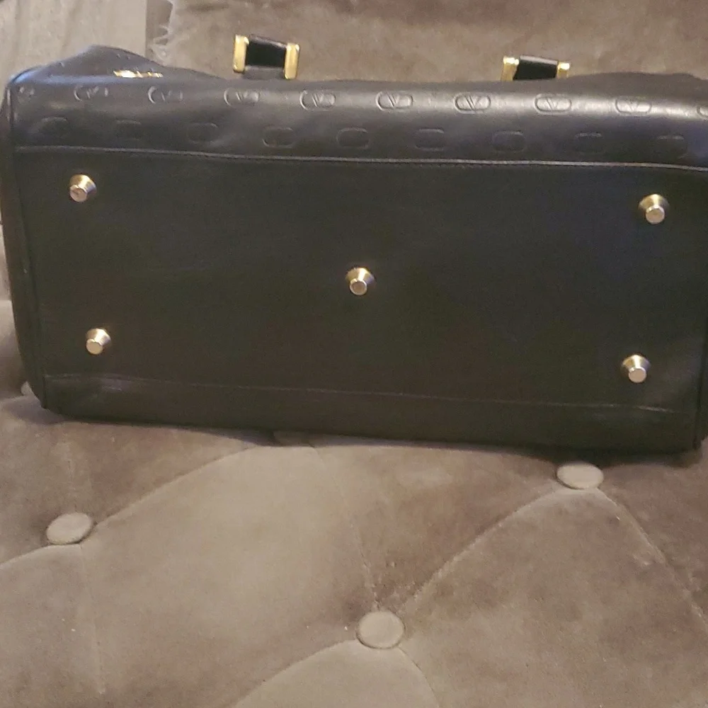 AUTHENTIC Valentino GARAVANI Vintage Boston Bag Satchel - Picture 4 of 5